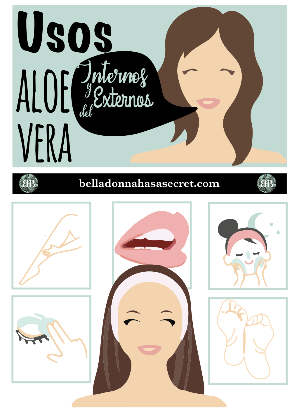 Uso interno y externo del aloe vera